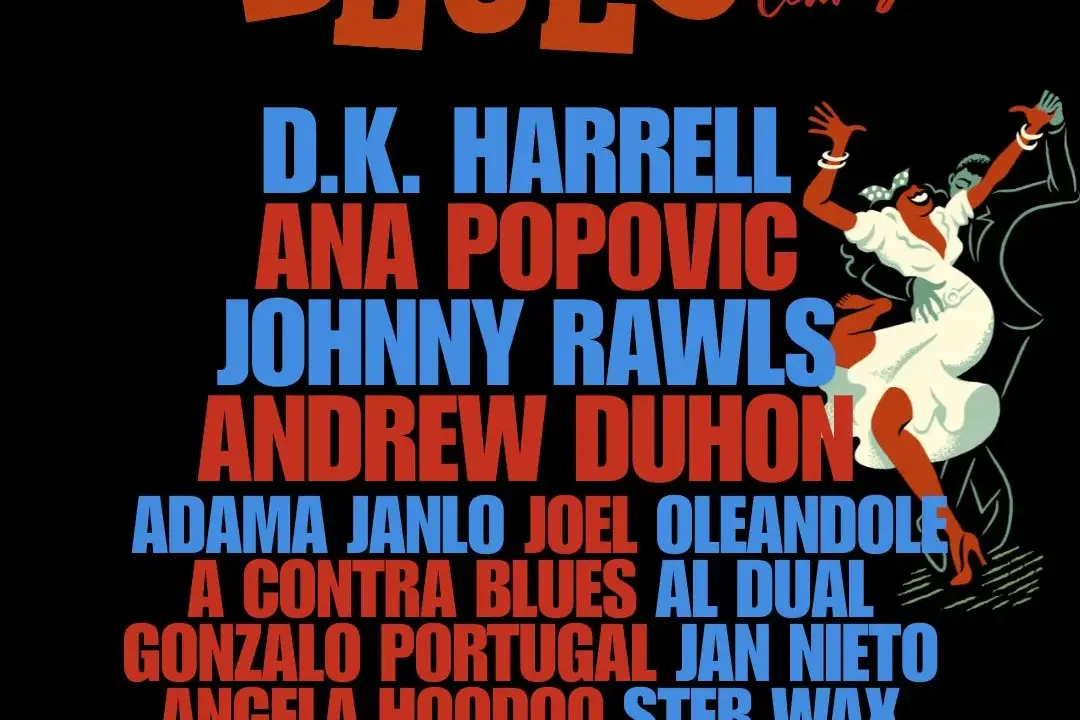 Cartell de la 35a edició del Festival Internacional de Blues de Cerdanyola