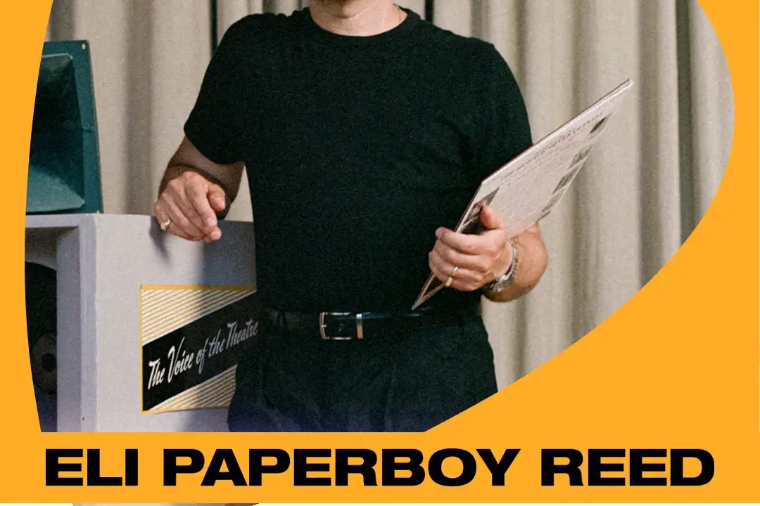 Cartel de la gira de Eli Paperboy Reed por España, octubre y noviembre 2026