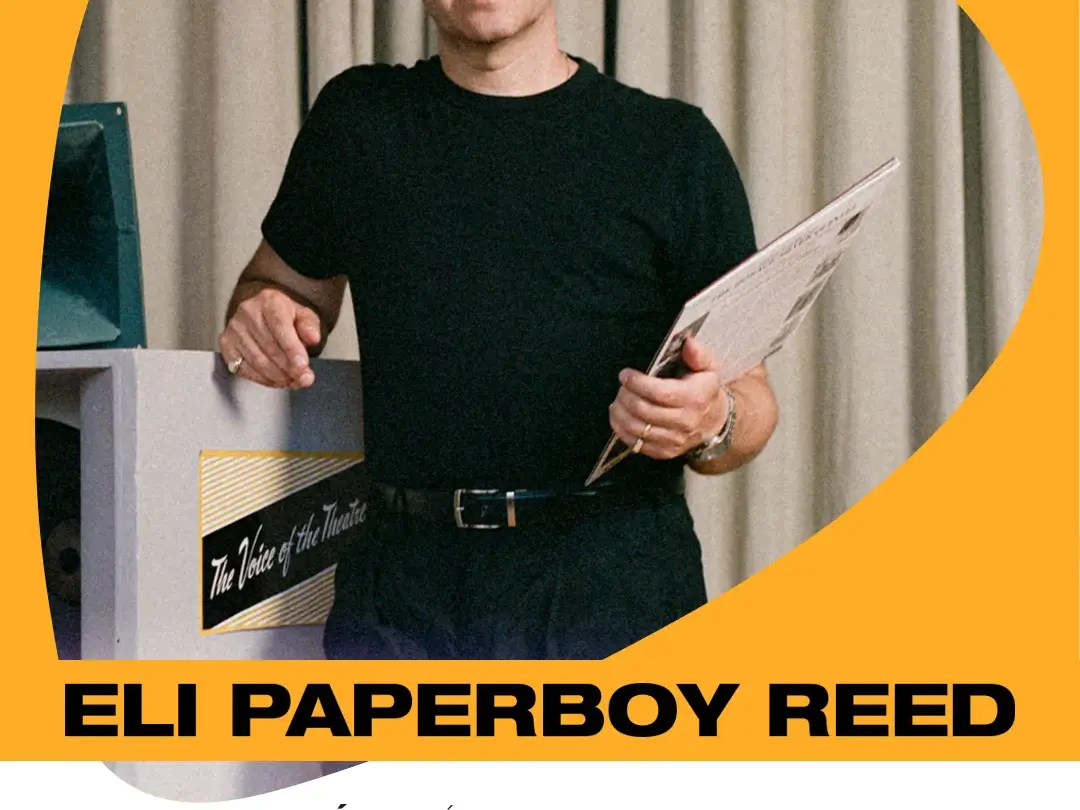 Cartel de la gira de Eli Paperboy Reed por España, octubre y noviembre 2026