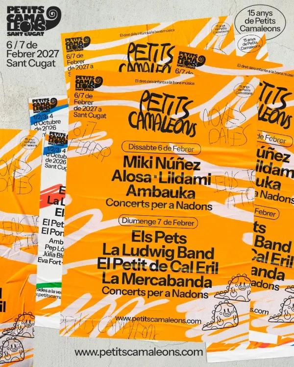 Cartell de Petits Camaleons, 6 i 7 de febrer de 2027