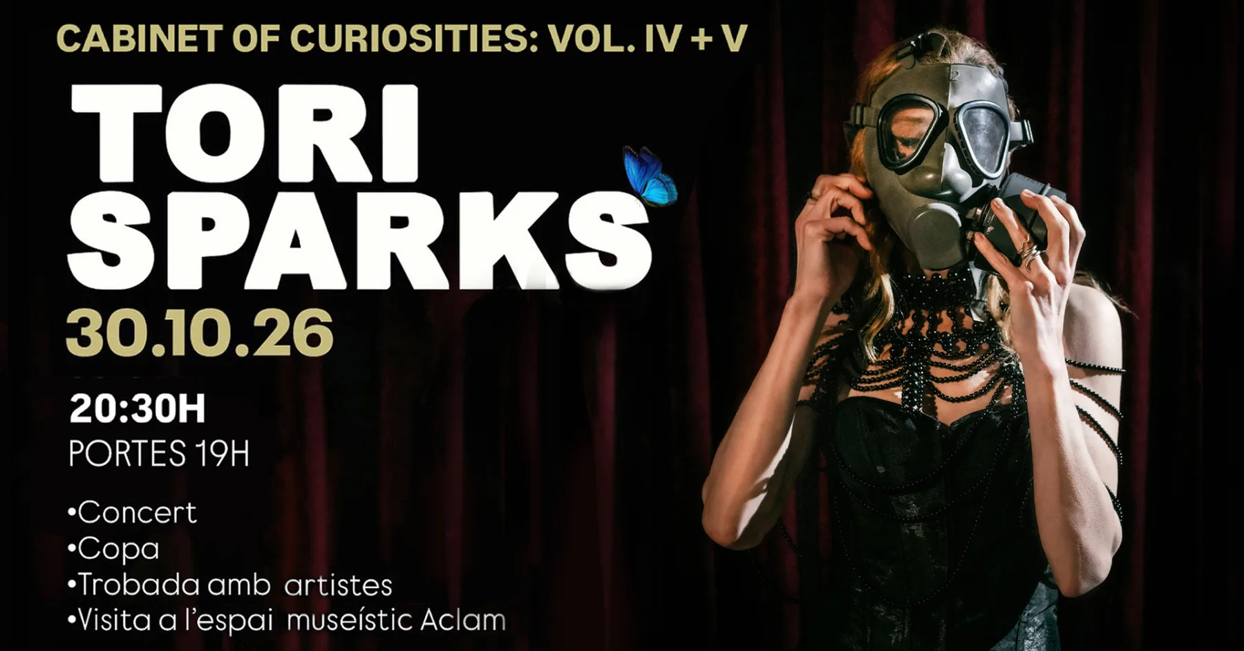 Tori Sparks en Aclam Club Barcelona, 30 de octubre